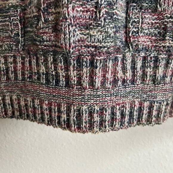 Vintage Puritan Sweater 3-D Knit V-Neck Pastel Pullover Dad Grandpa - Picture 8 of 10